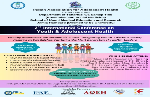 2nd International Conference On Youth & Adolescent Health